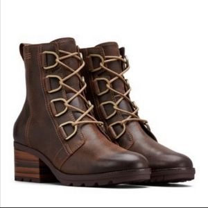Sorel Cate Waterproof Lace Up Boots
